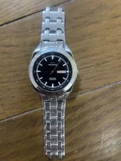 TECHNOS メンズ腕時計 T9197 サファイア タングステン ジャンク品のサムネイル