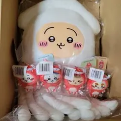 ちいかわ たこイカくじ B賞BIGイカクッション D賞 たこイカマスコットセット