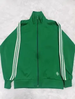 レア プレミアム　80年代　ヒットユニオン　トラックジャケット　グリーン　M レア プレミアム 80年代 ヒットユニオン トラックジャケット