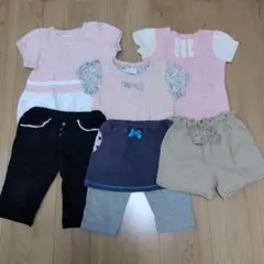 女の子 夏服 まとめ売り 6点セット 95cm キムラタン ビケットのサムネイル