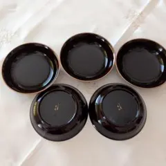 うるし芸 米永 漆器 銘々皿 5枚セット
