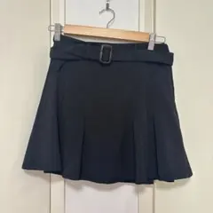 GRL ベルト付き ミニスカート ブラック