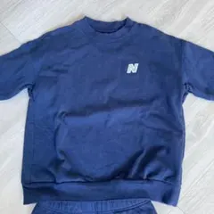 New Balance ネイビー Tシャツ＆ショートパンツセットのサムネイル