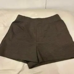 ZARA ザラ　ショートパンツ　スコート　千鳥柄　チェック柄