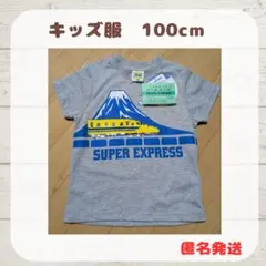 新幹線 Tシャツ 100cm グレー