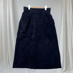 CONCENT スエード 羊革 黒 M タイトスカート 秋冬 上品 フェミニン