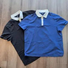 UNIQLO × Theory ポロシャツ 3XL 2枚セット 黒・青