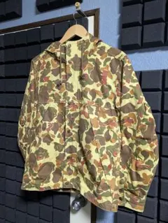FOB FACTORY マウンテンパーカー ダックハンターカモ 日本製 綿混 M 