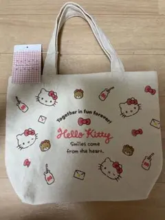 【タグ付き新品】しまむら　ハローキティ ミニトートバッグ