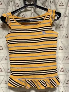 BURBERRY LONDON ノースリーブ フリル ボーダーのサムネイル
