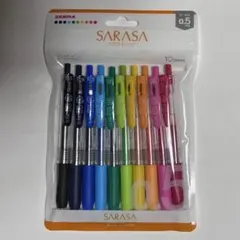 新品未開封　ZEBRA SARASA CLIP 0.5mm 10色セットのサムネイル