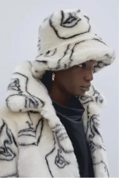 jakkeエコファーバケットハット ホワイト