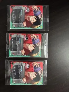 ワンピース カードゲーム ルフィ 3枚セット　プロモ　トレカ一番くじ