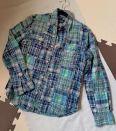 ✰古着 ライトオン BACKNUMBER パッチワークシャツ 男女