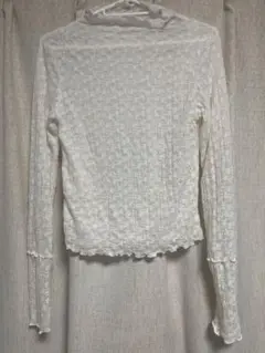 レースカットソー