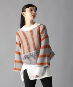 【お値下げ‼️】HARE フリンジニット