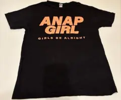 ANAP GIRL ブラック Tシャツ