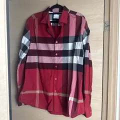 BURBERRY LONDON ENGLAND 赤チェックシャツのサムネイル