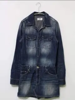 【美品】GYDA 長袖ミニ丈ワンピース