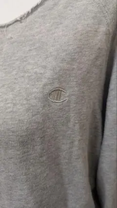 【海外購入】 Champion グレー 長袖 トレーナー