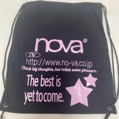 nova ロゴ入り ブラック バッグ