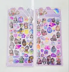 1 ラブブ　LABUBU ボンボンドロップシール 2シートセット ウォーターイン