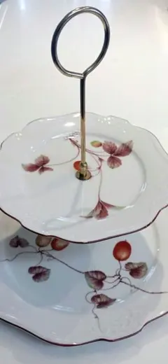 21cmプレート用ハイティースタンド ノリタケ　アフタヌーンティー　2段 21cmプレート用ハイティースタンド ノリタケ アフタヌーンティー 2段