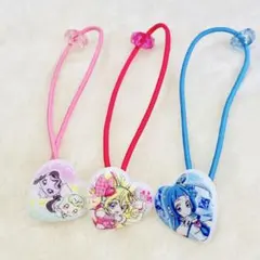 ほぼ未使用 ★ キミとアイドルプリキュア ヘアゴム ヘアアクセサリー プリキュアのサムネイル