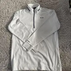 Oakley ホワイト ハイネック長袖シャツ US/EU XL