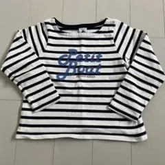 Petit Bateau ストライプ長袖カットソー　4ans