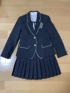 卒業式 ブレザー ブラウス スカート 3点セット 150