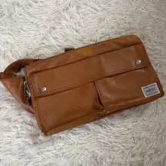 PORTER ポーター フリースタイル ショルダーバッグ キャメル