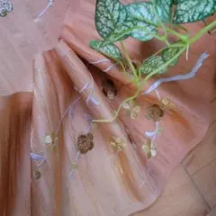 刺繍　半衿　花柄　梅柄