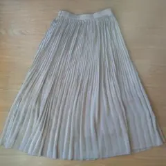 any FAM 【洗える】メモリーサテン　プリーツ スカート