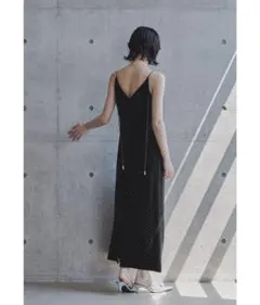 ANDRESD スタッズ ドット ドレス　結婚式　パーティー