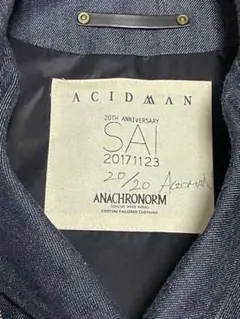 20着限定acidman Anachronormライダースジャケット - メルカリ