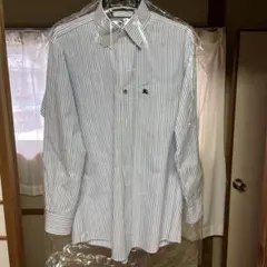 BURBERRY ストライプ 長袖シャツ Mサイズ