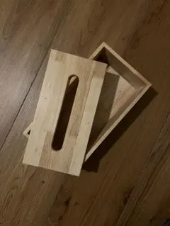 ティッシュケース 木製