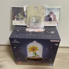 一番くじ　ディズニープリンセス ラストワン賞 魔法の花ライト　E、F賞おまけ