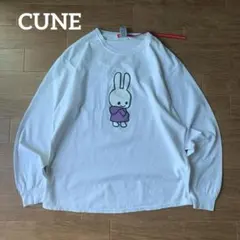 CUNE キューン ロンT ホワイト Lサイズのサムネイル
