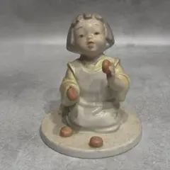 昭和レトロ □乃りたけ陶房 童子人形 小島豪作 こま回し Noritake