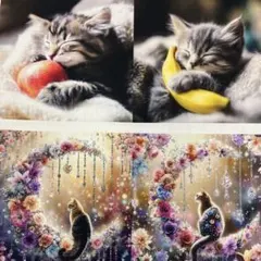 パネル生地　在庫処分　猫16柄　即購入限定❗️