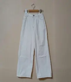 Lovetoxic ホワイト ワイドパンツ L160㎝ ラブトキシック