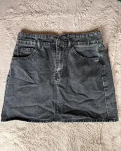 ダークグレー デニム タイトスカート DAZY