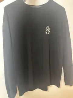 CRONOS バックプリント ワンポイント ロゴ ブラック スウェットMサイズ 