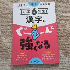 小学6年生 漢字にぐーんと強くなる