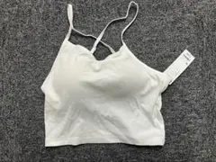 未使用タグ付☆GU☆XLサイズ☆ブラフィール2way クロップドキャミソール