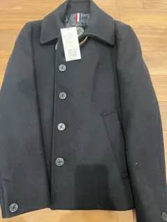 ニコル　ウールピーコート ネイビー 46サイズ