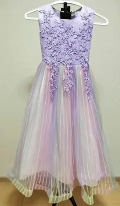ワンピース ドレス パープル130 | Mercari