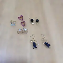 ピアス５点セット ゴールド